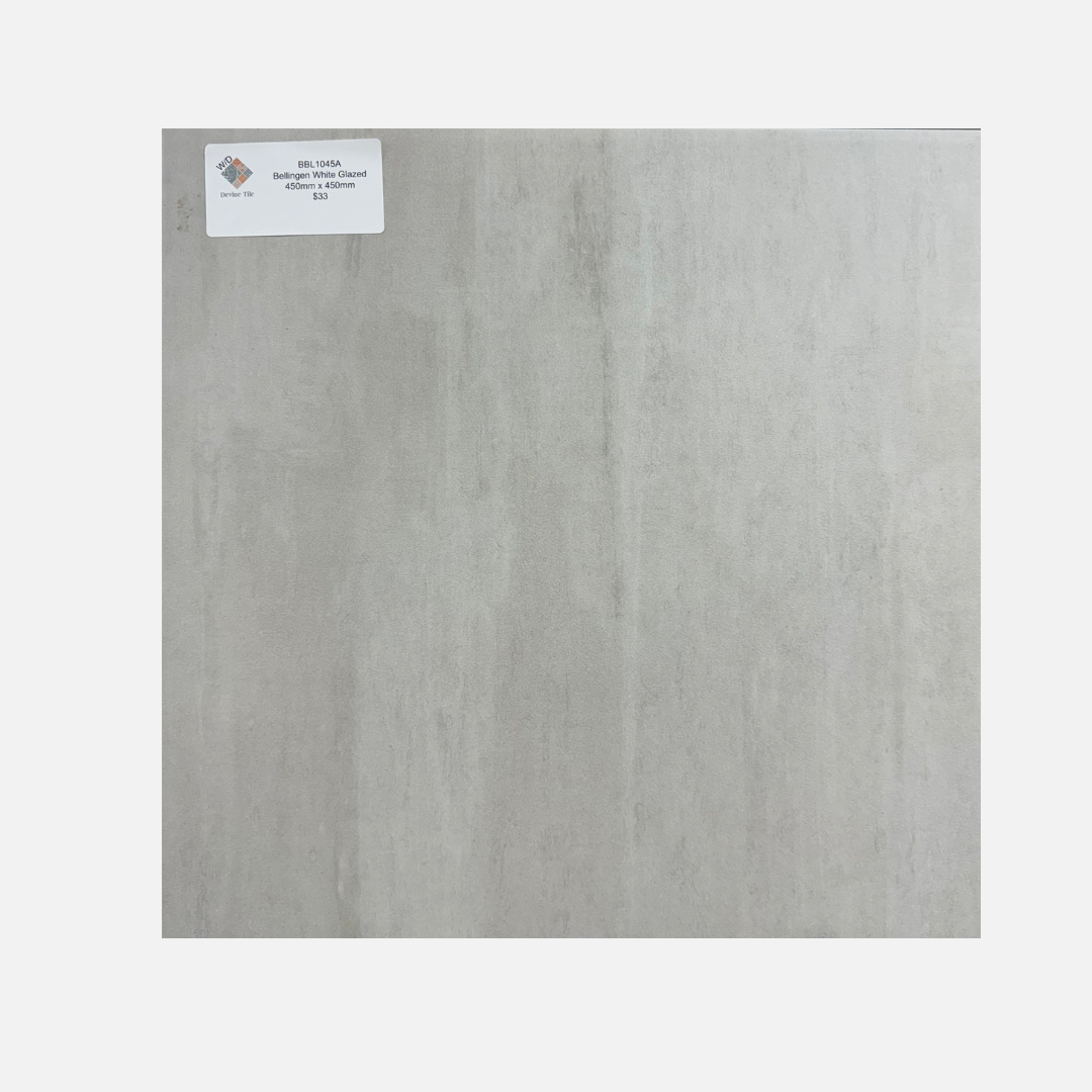 Bellingen White Glazed Porcelain Tile