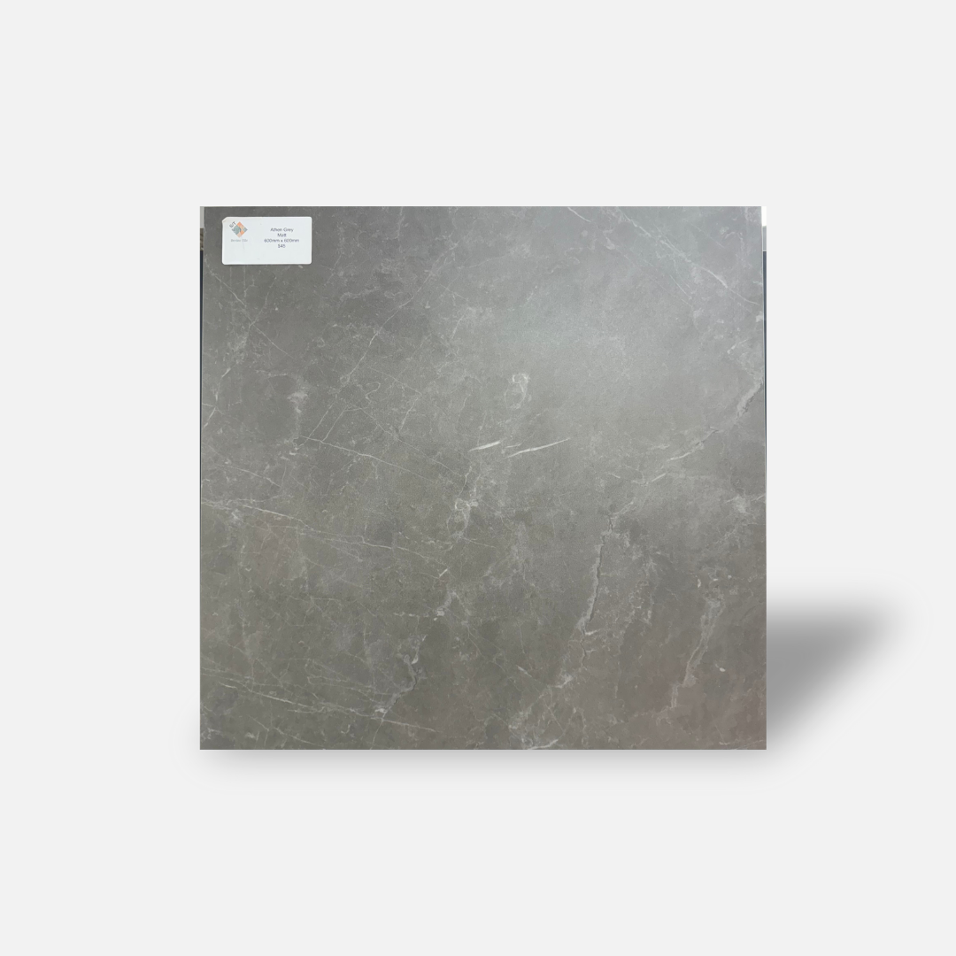 Ahetn Grey Mat Tile