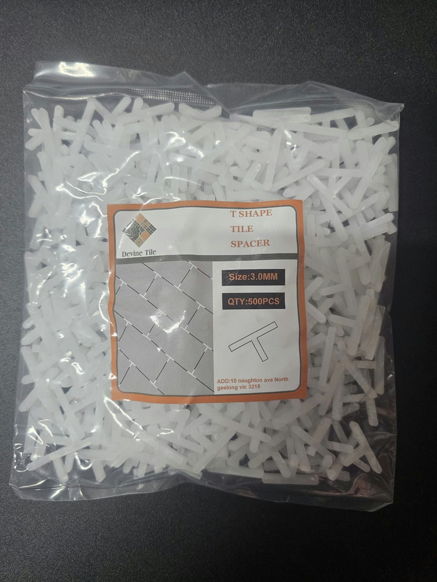 3mm t shape tile spacers 500pcs