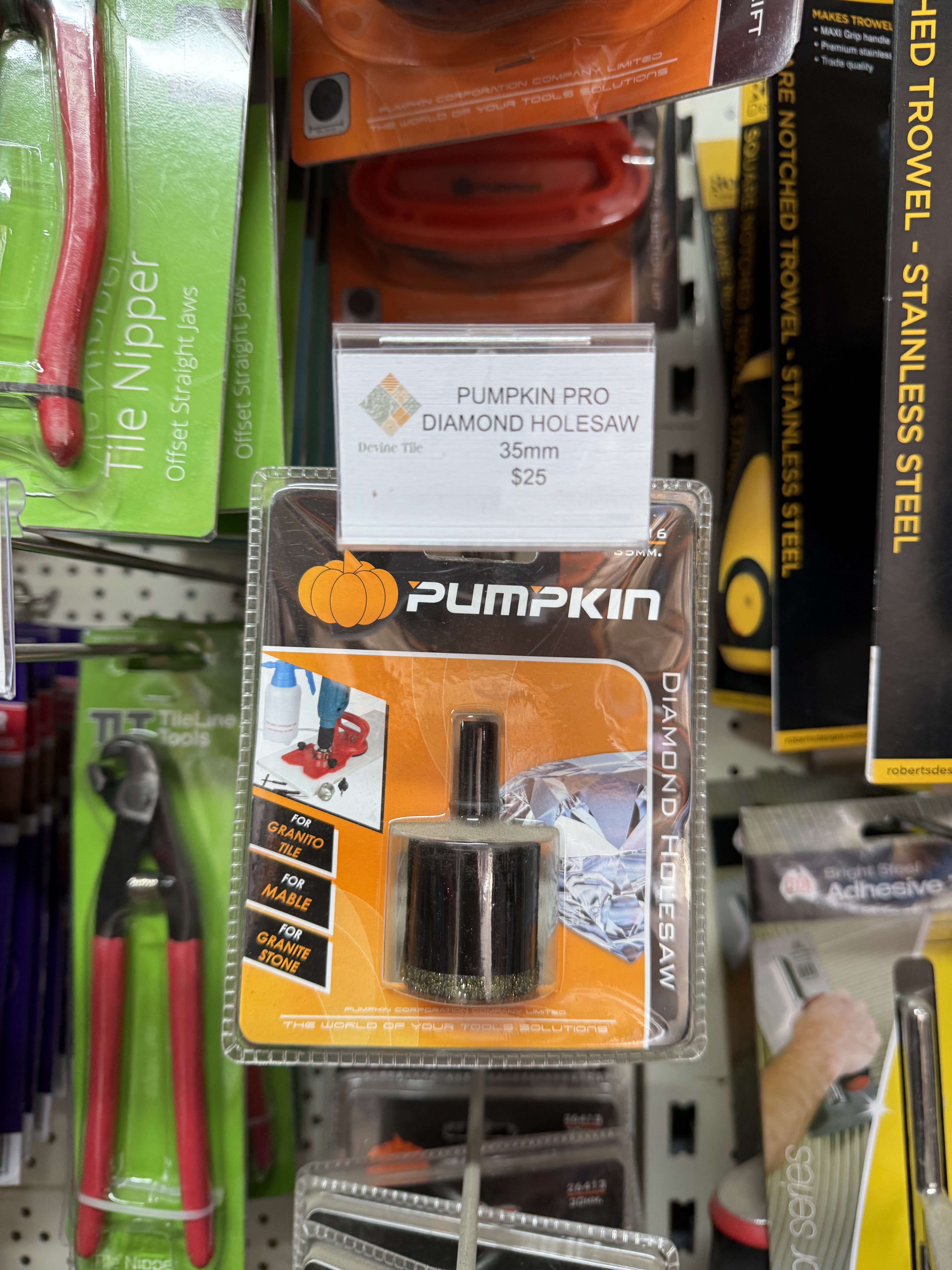 pumpkin pro diamond holesaw