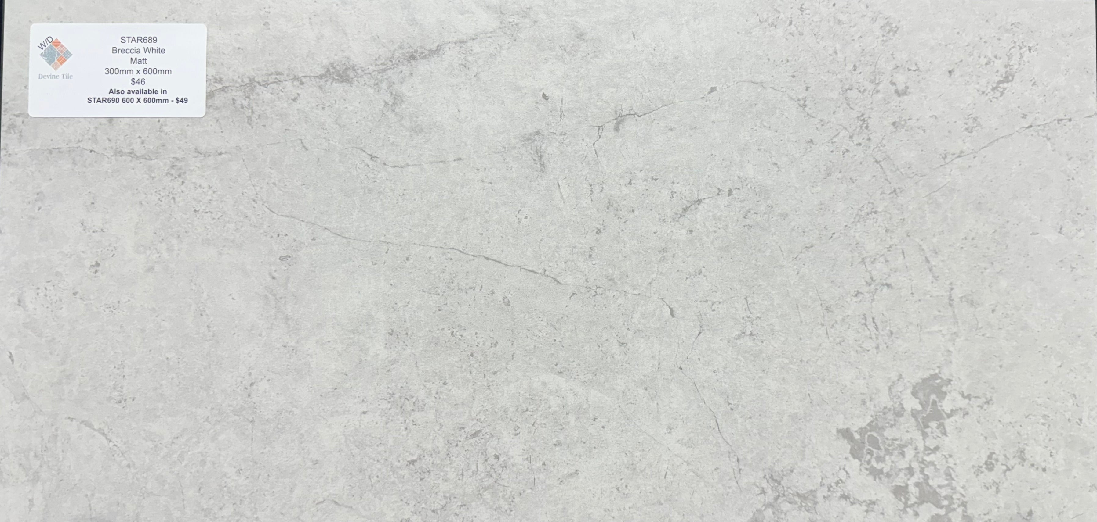 Breccia White Matt