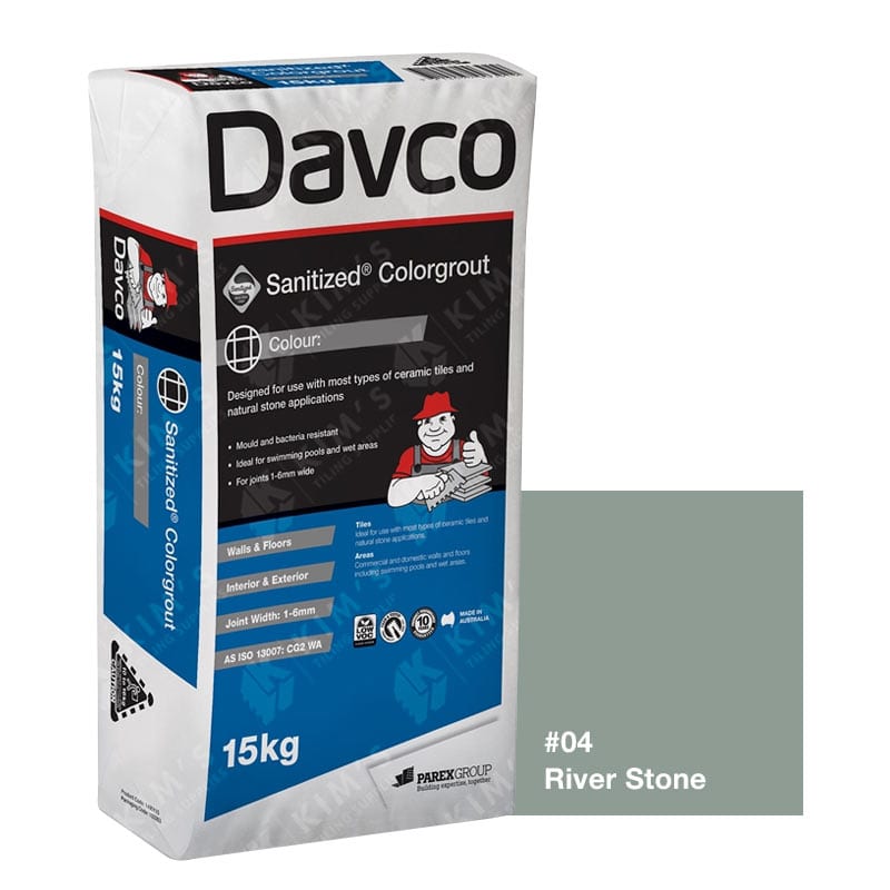 SIKA DAVCO Sanitized Colorgrout #04 Riverstone 15Kg