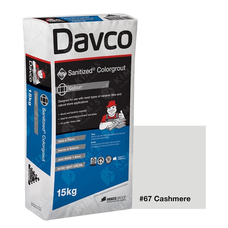 SIKA DAVCO Sanitized Colorgrout #67 Cashmere 15Kg