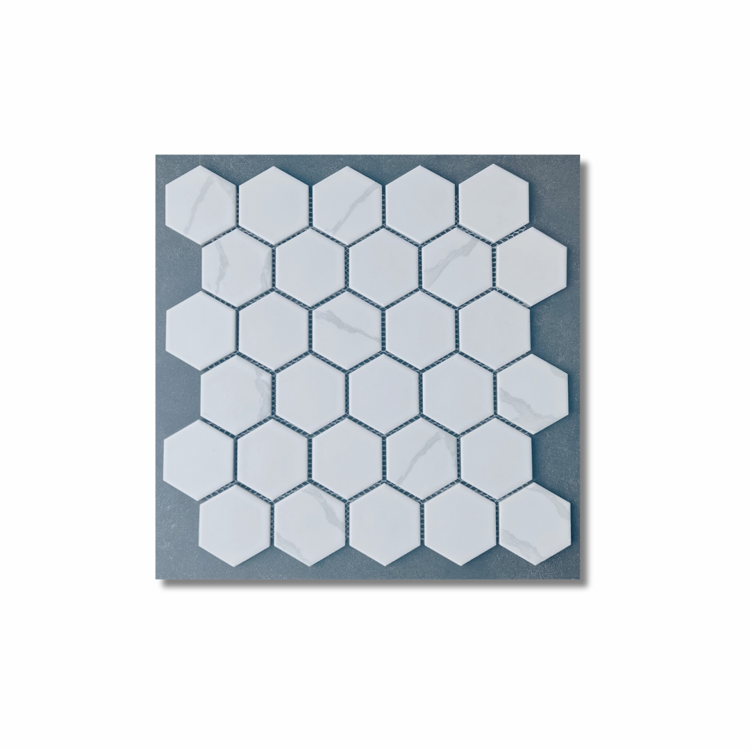 HEXAGON MARBLE LOOK MOSAIC