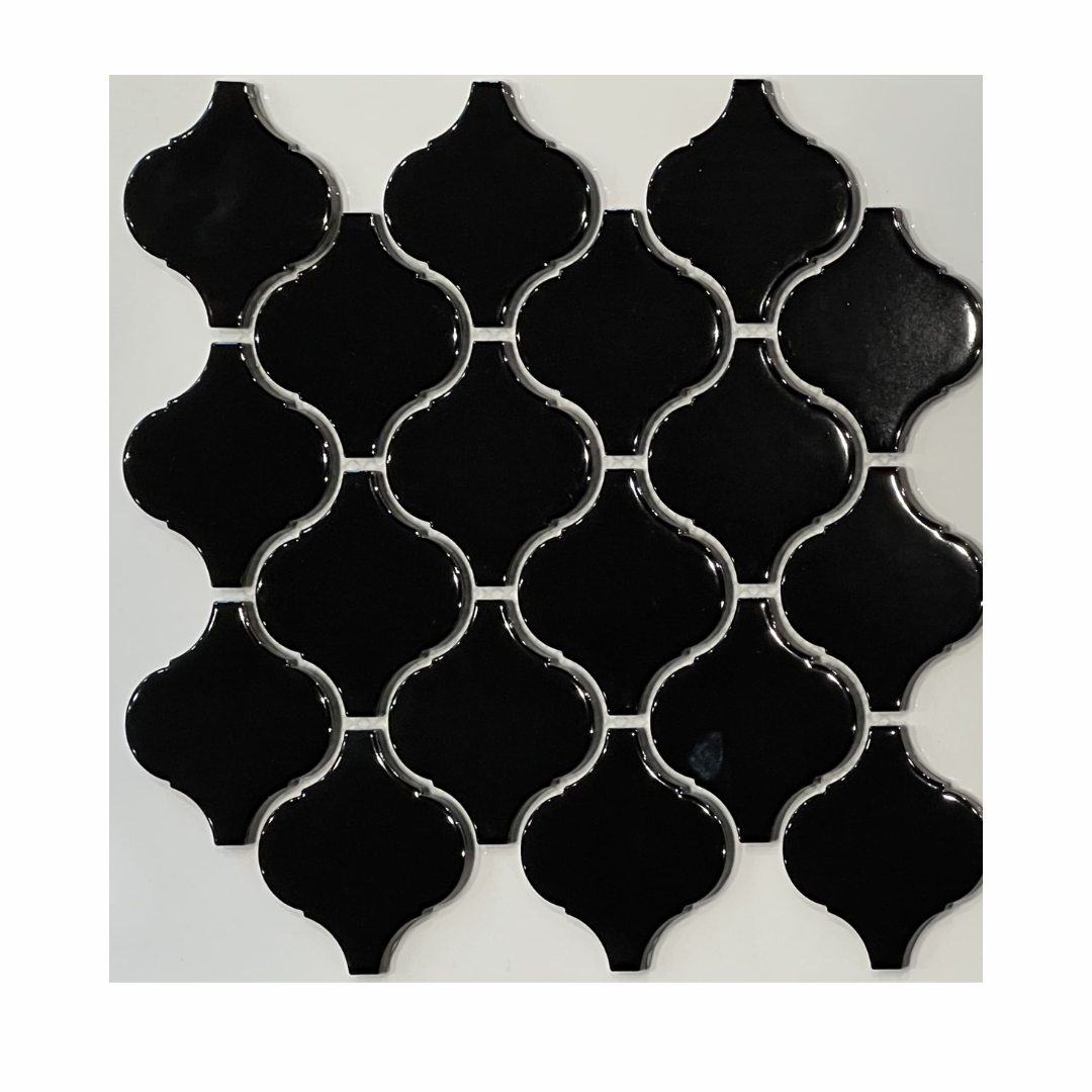 BLACK GLOSS LANTERN MOSAIC