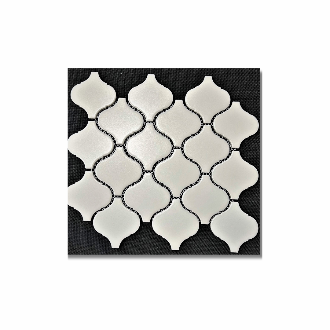 WHITE MATT LANTERN MOSAIC