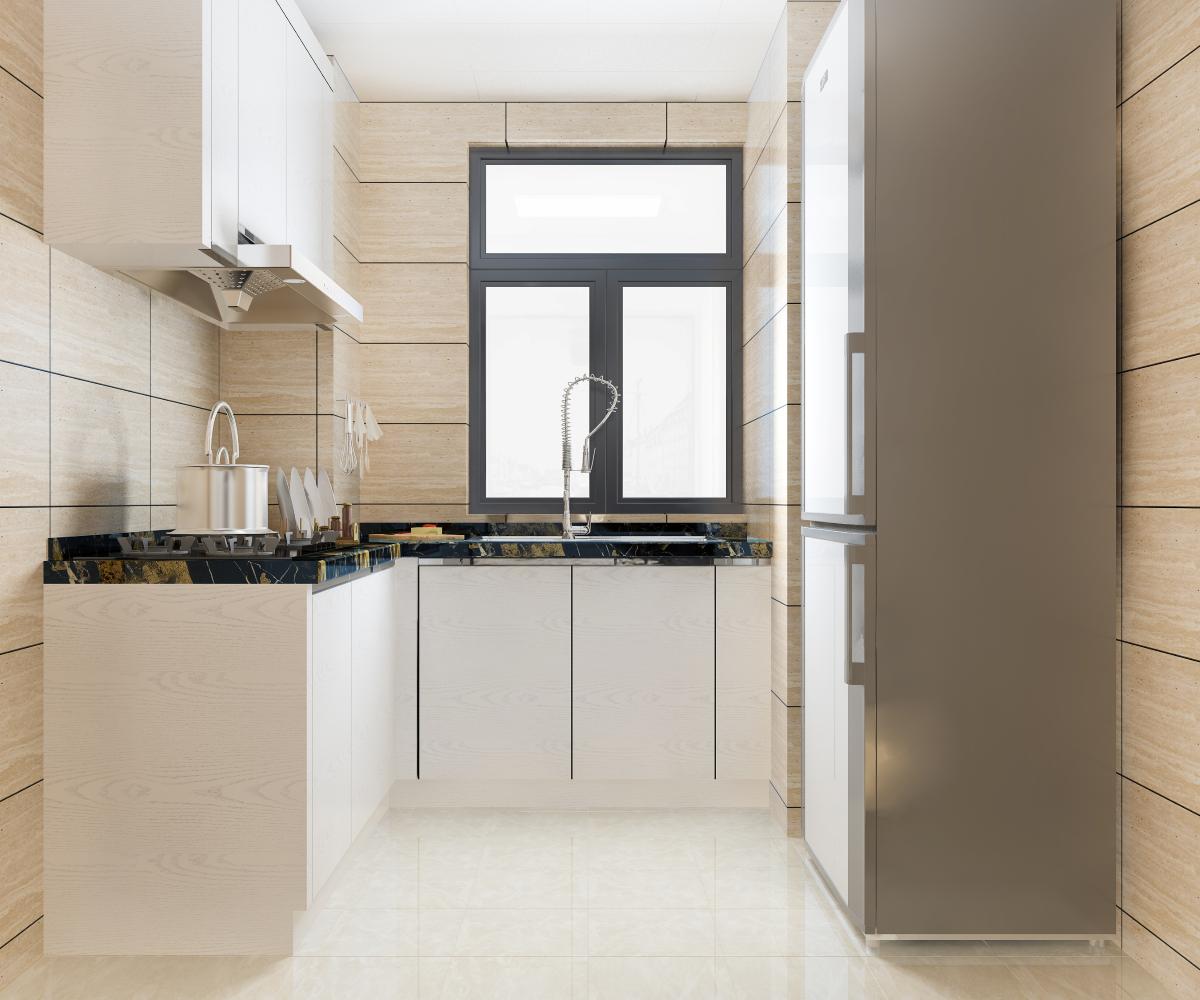 Residential tile installation