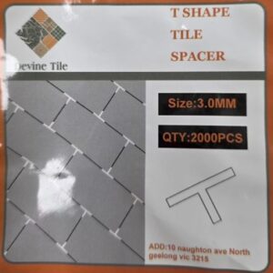 D/T T-SHAPE TILE SPACERS