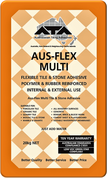ATA AUS-CRETE AUS- FLEX MULTI FLEXIBLE TILE & STONE ADHESIVE