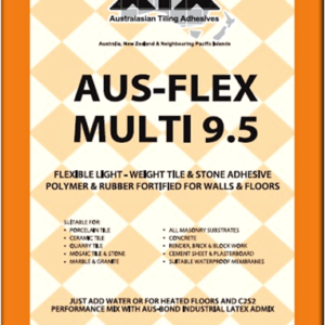 AUS-FLEX MILTI 9.5 FLEXIBLE LIGHT-WEIGHT TILE & STONE ADHESIVE 5Kg