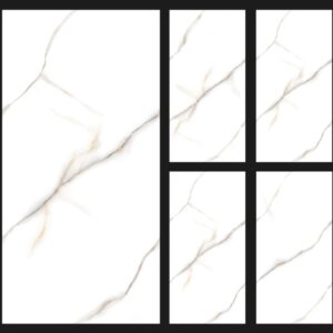 Ambient White Gloss Porcelain Wall Tile 600x1200mm