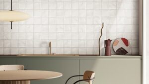 Ash Grey, Beige Daylight Gloss Porcelain Tile 100x100mm view 2