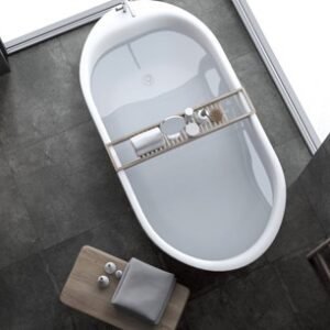 Graphite, Grey, Light Grey White Matt Porcelain Floor Tile 300x600mm