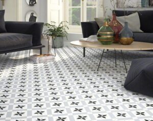 W/D CALVET GRIS FEATURE TILES