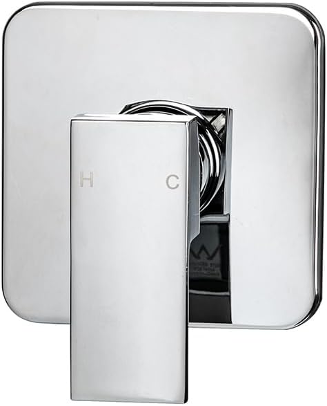 Square Shower Wall Mixer Chrome