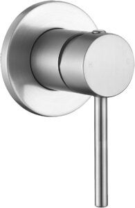 Round Shower Wall Mixer Brushed Nickel view 1