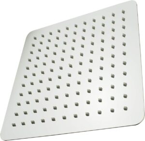 Square Rain Shower Head and Arm Chrome view 2