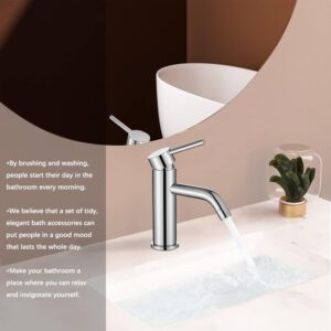Round Basin Mixer Chrome view 2