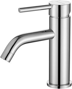 Round Basin Mixer Chrome view 1