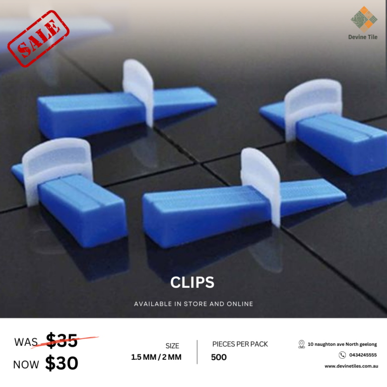 Tile Levelling Clips 1.5mm / 2mm — 500 Pack
