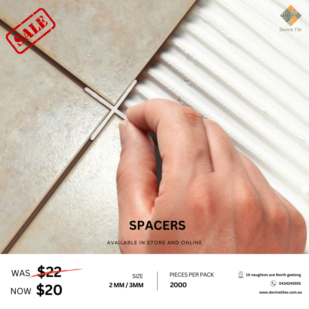 Tile Spacers 2mm / 3mm — 2000 Pack